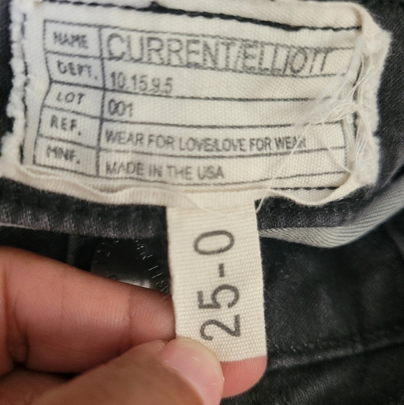 Current/Elliot The Stiletto Neone Splatter Jean Size 25 - Picture 5 of 9